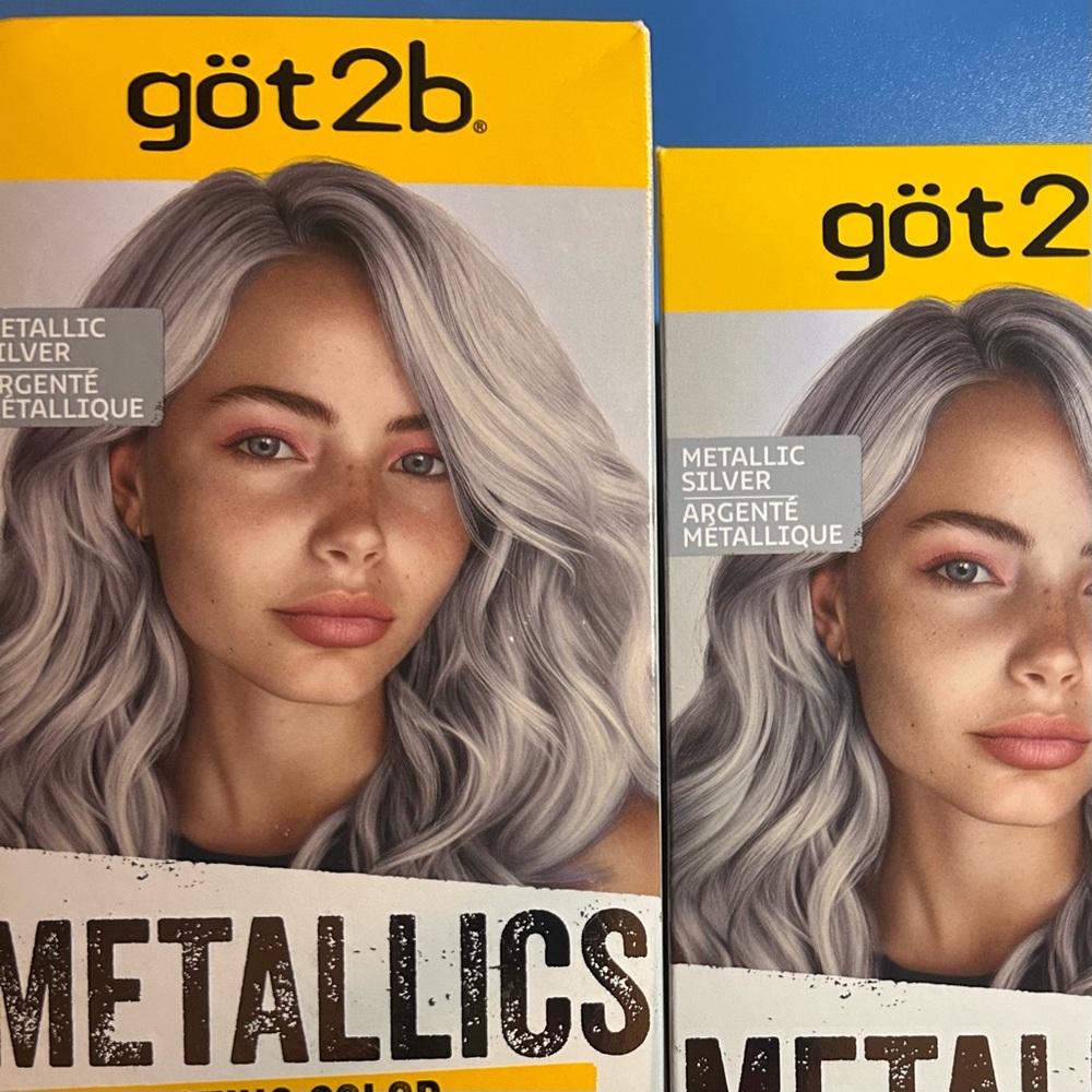 (2) Schwarzkopf  got2b Metallic Silver Hair Dye